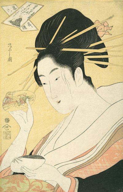 Matching Shells, from the Series Modern Parodies, ca. 1796-98 by Hosoda Eishi