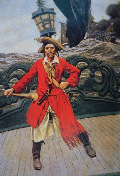 A Pirate Chief by Howard (after) Pyle