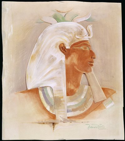 Head of Queen Makare Hatshepsut by Howard Carter