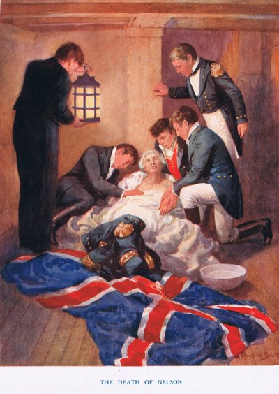 Death of Nelson, illustration from 