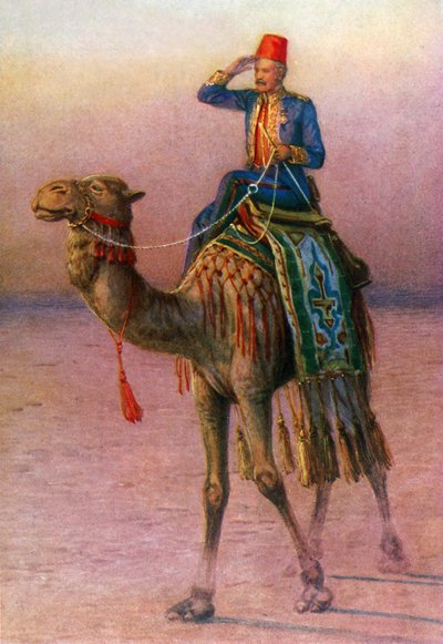 General Gordon in the desert by Howard Davie