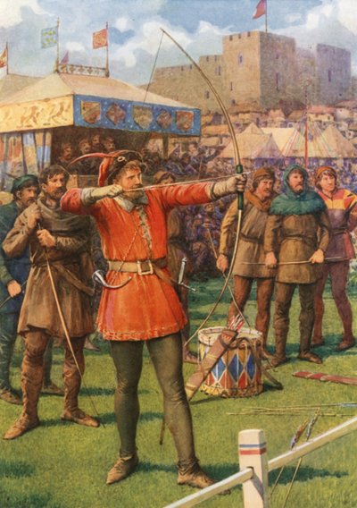 Robin Hood at the May-Day Revels by Howard Davie