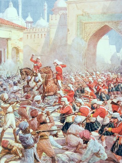 Sir Henry Havelock at the Relief of Lucknow by Howard Davie