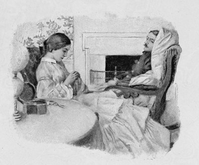 A Soldier Convalescing at Home, from Harper