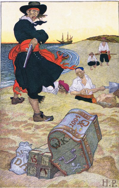Buried treasure by Howard Pyle