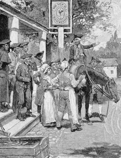 He Stops at the Sign of the Weathervane, Illustration from 