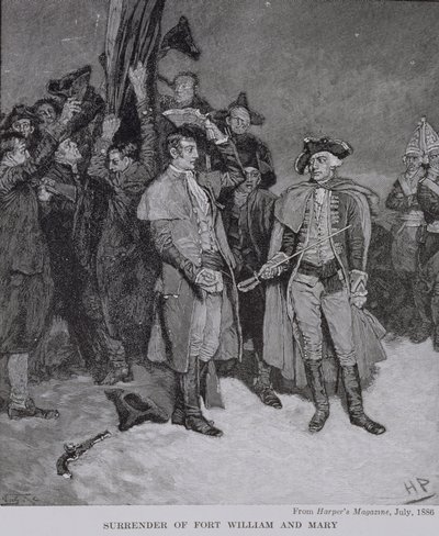 Surrender of Fort William and Mary, from Harper