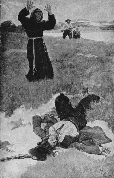 The Assassination of La Salle, illustration from 
