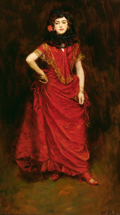 The Dancer (book illustration) by Howard Pyle