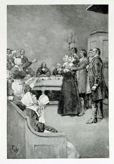 The Trial of a Witch, illustration from 