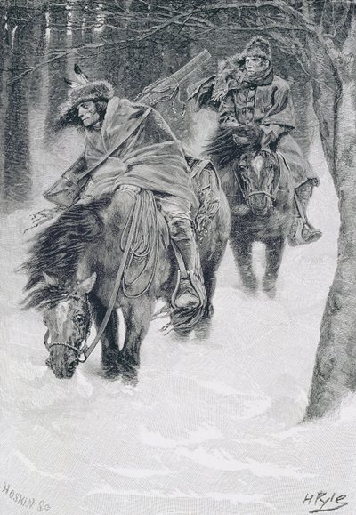Travelling in Frontier Days, illustration from 
