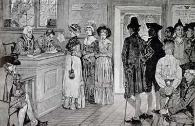 Women at the Polls in New Jersey, illustration from 