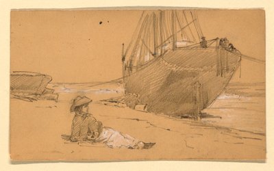 At the Shore, 1884 by Howard Russell Butler