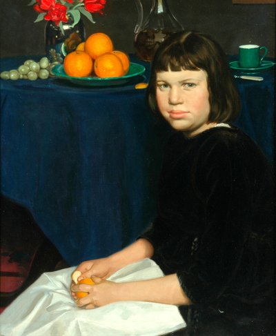 Julie with the Oranges by Howard Somerville