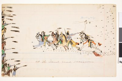 At the Sand Creek Massacre by Howling Wolf