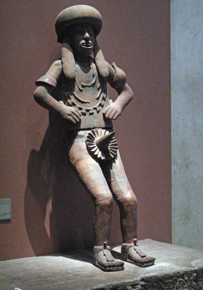 Statue of a Priest (Postclassic Period) by Huaxtec Huaxtec