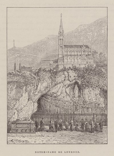 Notre-Dame De Lourdes by Hubert Clerget