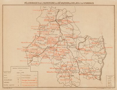 Pilgrimages of Auvergne, Gevaudan, Velay, and Vivarais by Hubert Clerget