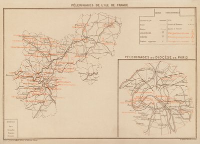 Pilgrimages of the Ile de France; Pilgrimages of the Diocese of Paris by Hubert Clerget
