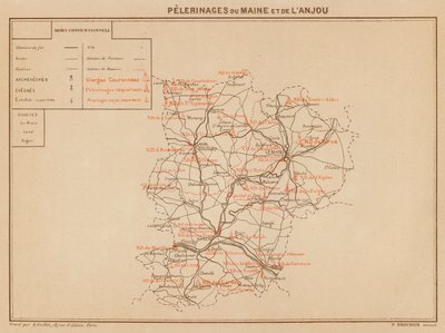 Pilgrimages of Maine and Anjou by Hubert Clerget