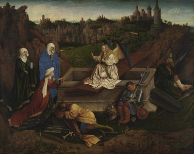The Three Marys at the Sepulchre by Hubert Eyck