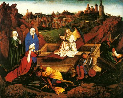 The Three Marys at the Sepulchre by Hubert Eyck