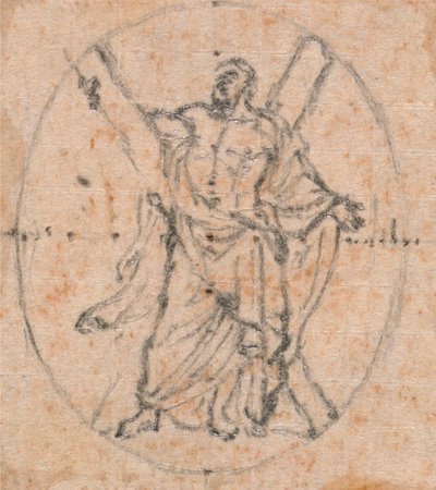 Design for a Medal: St. Andrew by Hubert Francois Gravelot