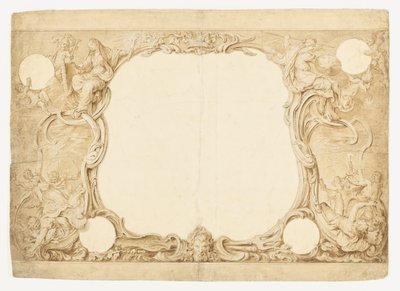 Design for an Ornamental Border, Used for the Surround to the General Chart in John Pine