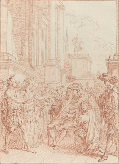 What then, true Christians would have so much virtue by Hubert Francois Gravelot