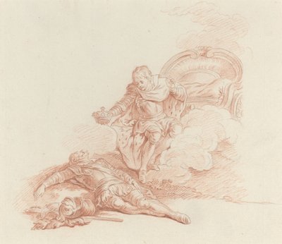 Reign, he said, triumph and be in all my son by Hubert Francois Gravelot