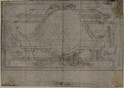 Study for Frontispiece Vignette in Tacitus "Tiberius, or The First Six Books of the Annals", Book IV by Hubert Francois Gravelot
