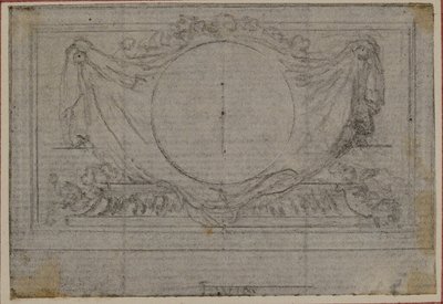 Study for Frontispiece in Tacitus "Tiberius, or The First Six Books of the Annals", Book V by Hubert Francois Gravelot
