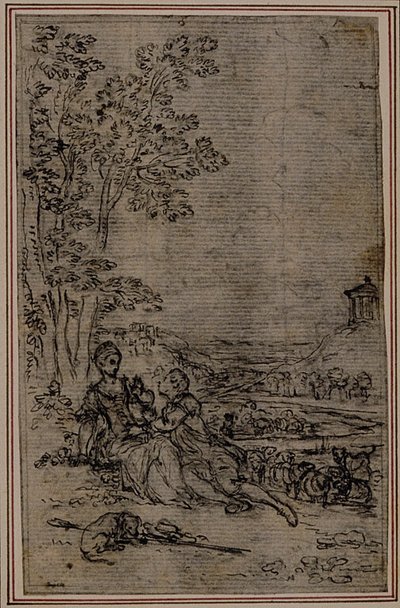 Study for Vignette in Fontanelle