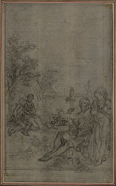 Study for the Vignette of Lucretius