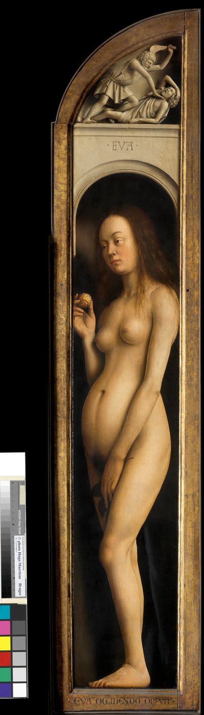 Eve, (detail) left wing of the Ghent Altarpiece by Hubert & Jan van (1390 1441) Eyck