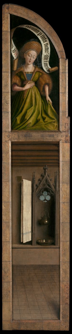 Cumaean Sibyl, from the exterior of the right wing of the Ghent Altarpiece by Hubert & Jan van (1390 1441) Eyck