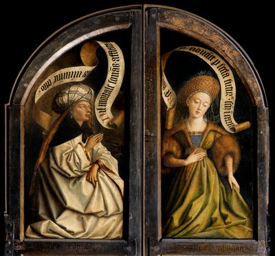 Erythraean Sibyl and the Cumaean Sibyl by Hubert & Jan van (1390 1441) Eyck