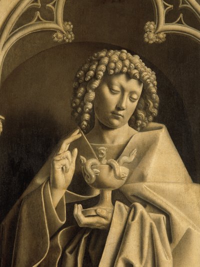 John the Apostle, from the Ghent Altarpiece (detail) by Hubert & Jan van (1390 1441) Eyck