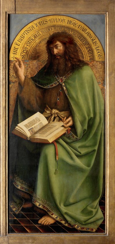 John the Baptist (detail) by Hubert & Jan van (1390 1441) Eyck