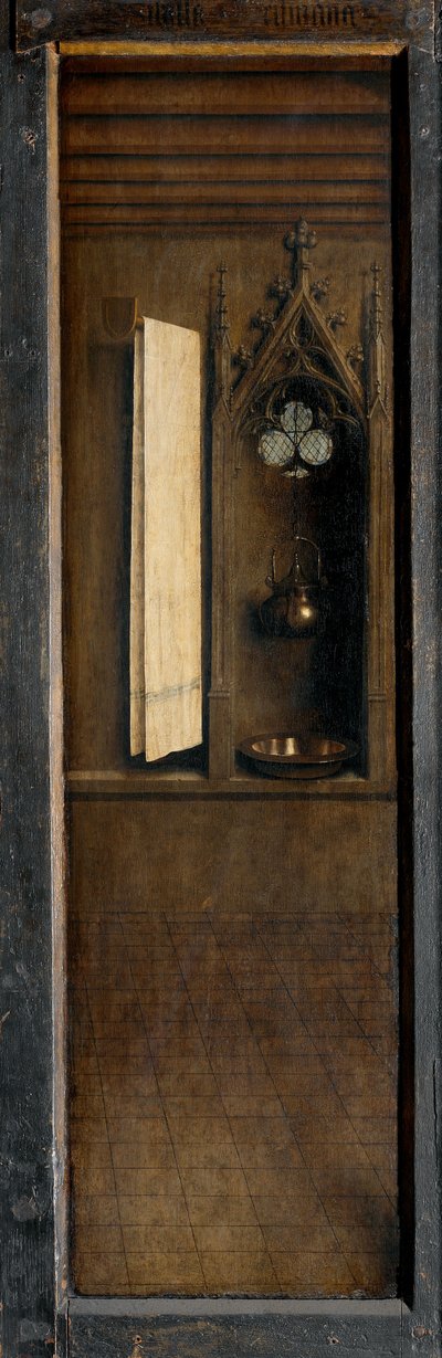 Panel from the Exterior of the Right Shutter of the Ghent Altarpiece by Hubert & Jan van (1390 1441) Eyck