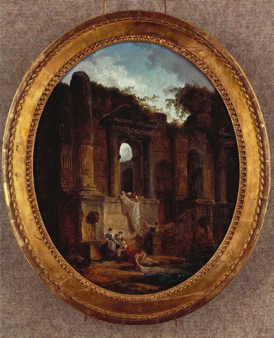 Landscape with Ruins by Hubert Robert