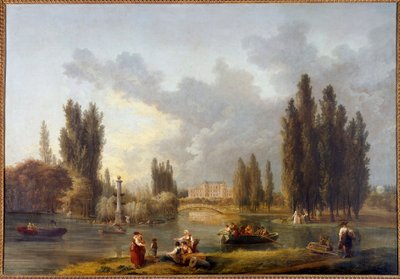Le Chateau de Mereville by Hubert Robert