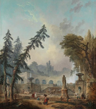 Park Landscape by Hubert Robert