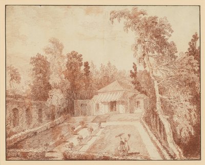 Pavilion in a Park by Hubert Robert