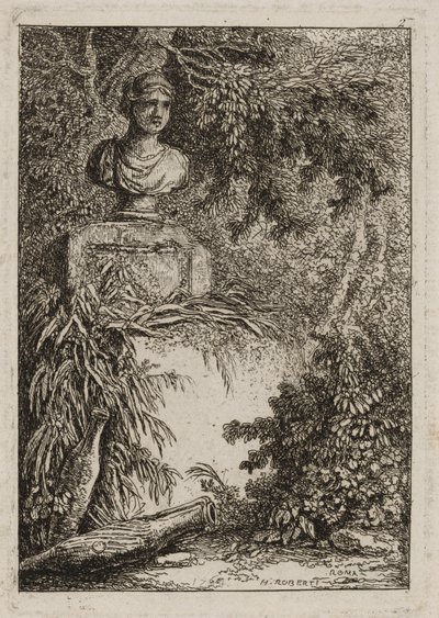 Plate Two from Evenings in Rome, 1763-64 by Hubert Robert