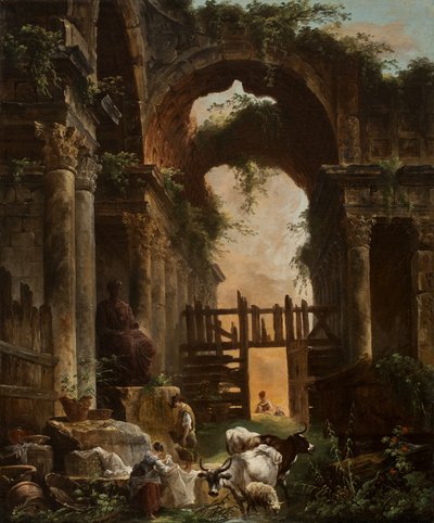 Roman Ruins, 1759 by Hubert Robert