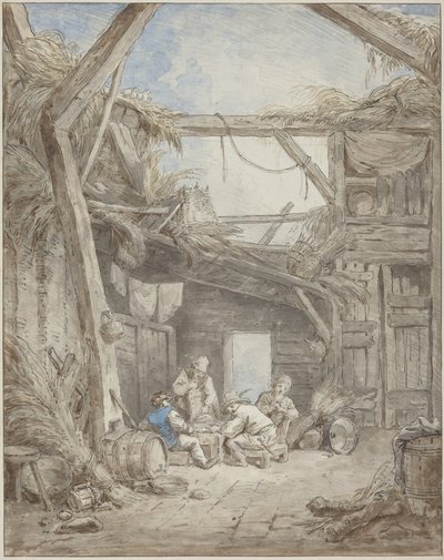 Ruined Farm by Hubert Robert