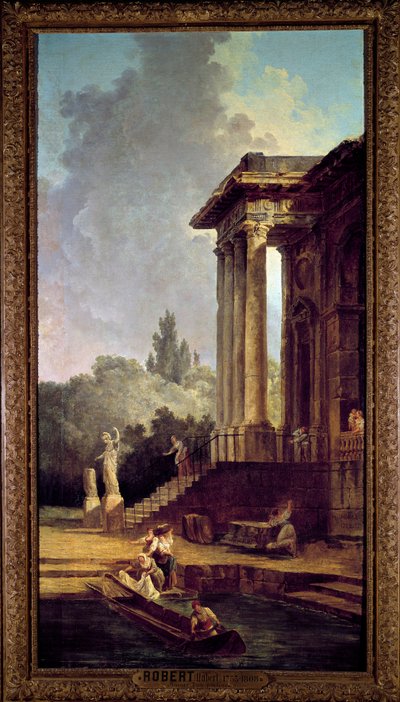 Ruins of a Portico by Hubert Robert