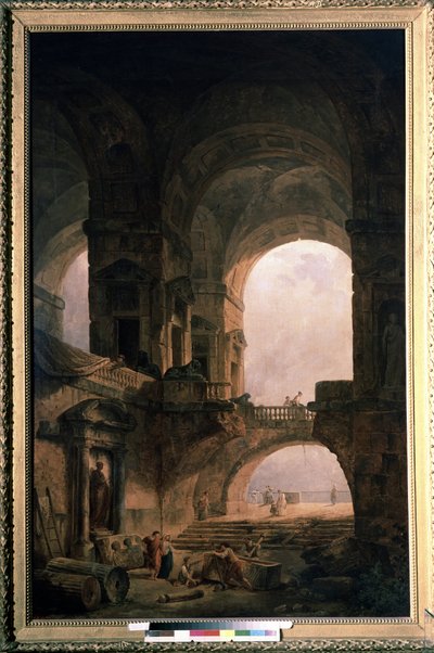 Sarcophagus by Hubert Robert