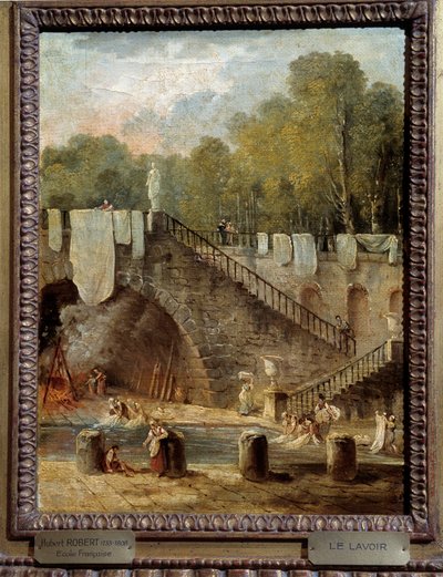 The Wash by Hubert Robert